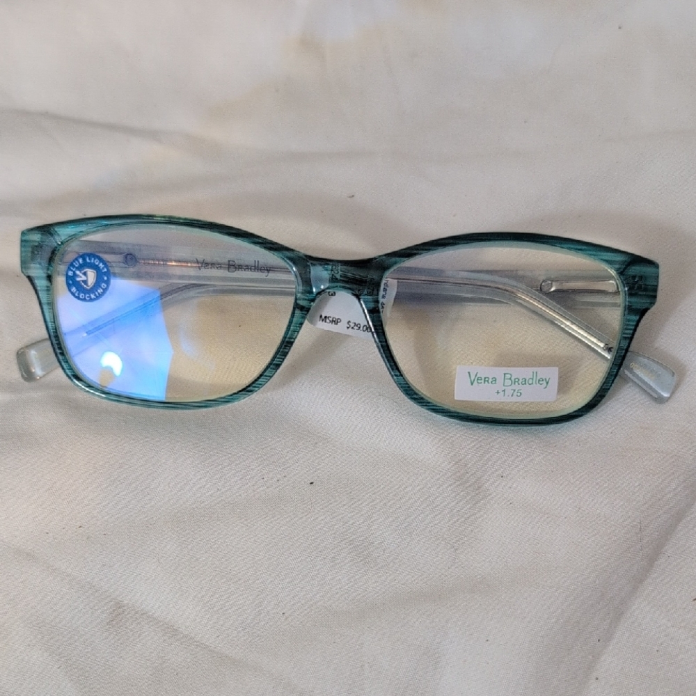 Vera Bradley Blue Patterned Eyeglasses
